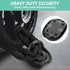 VINTEAM Heavy-Duty Ground Anchor with Spacious Internal Storage for Multiple Chain Locks, Perfect for Motorcycle and