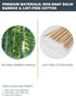 6 Inch (400 Count) Extra Long Cotton Swabs - Large Round Bamboo Cotton Buds for Dog Ear Cleaning, Deep Detail