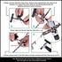 Oumers Universal Bike Chain Tool Kit, Chain Breaker & Installer for Road & Mountain Bicycles, Repair Kit