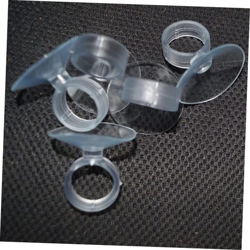 20pcs Clear Stand Aquarium Suction Cups, Clear Hose Sucker Kits for Fish Tank Divider, 1 Inch Fish Tank Sucker