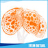 Soft Silicone Glowing Simulation Coral, Fluorescence Aquatic Artificial Water Plants for Aquarium (Orange)