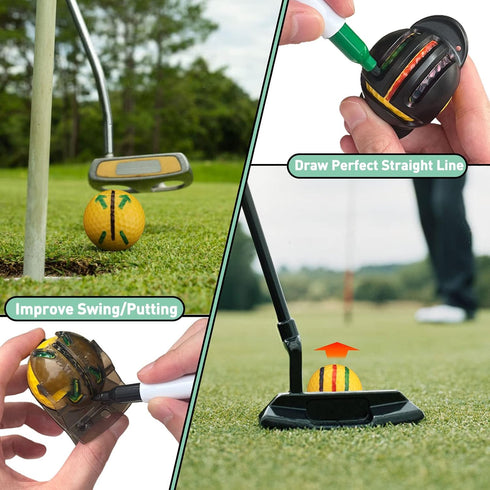 Golf Essentials Kit, 29 in 1 Cleaning Kit with Towel, Brush, Golf Balls, Stencils, Tee, and Repair Tool