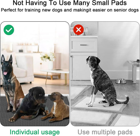 54"x37" 25 Extra Large Pcs Odor-Control Super Absorbency Charcoal Pee Pads for Dogs,Leak-Proof Pet Training Pee
