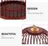 PRETYZOOM Vintage Pet Cage, Garden Insert Shelter, Hanging Cage for Hamster Habitat, Wooden Metal Container