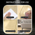 Under Couch Blocker with Adhesive Stickers, 15.7" L x 3.1" H Adjustable Clear Blocker for Pets, 5 Pack