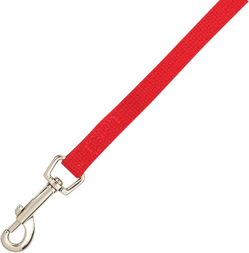 Guardian Gear Cotton Web Dog Training Lead, Red, 15'x5/8"
