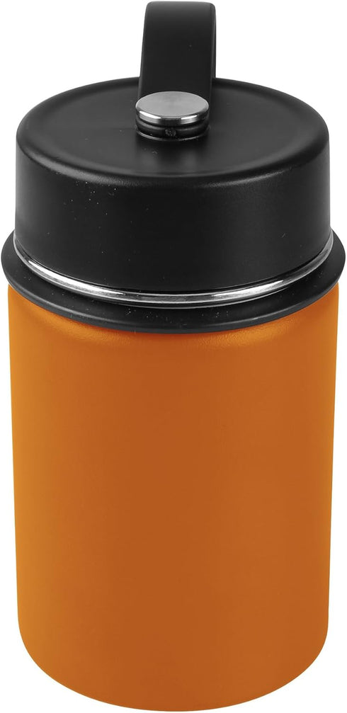 Tahoe Trails 12 oz Double Wall Vacuum Insulated Stainless Steel Water Bottle, Dark Cheddar Color