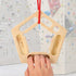 ZEMBSOYA Rock Climbing Training Board, Portable Fingerboards with Ropes, Professional Climbing Boards for Pull-up Grip