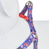 Blueberry Pet Step-in Dog Harness - 9 Patterns, Irish Blue Rose Print, Medium, Chest Girth 20" - 26"