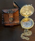 MAI Pocket Compass for Hiking, Antique "So You Can Always Find Your Way Back Home" Engraved
