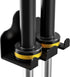 Olympic Barbell Hanger, Garage Gym Bar Wall Rack, Vertical Barbell Mount Rack, Space Saving Black Powder Coated