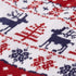 Blueberry Pet Ugly Christmas Reindeer Dog Sweater, Turtleneck Holiday Matching Clothes for Medium Dogs, Tango Red &