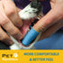 Pet Republique Dog Finger Toothbrush | Set of 6 Dental Brushes for Large to Small Dogs and Cats