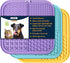 LUKITO 3PCS Licking Mat for Dogs & Cats, Suction Cups, Peanut Butter Lick Pads for Anxiety Relief and Training