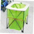 KOMBIUDA Folding Portable Outdoor Toilet Collapsible Camping Bathroom Sturdy Emergency Potty for Car Trips and Outdoor