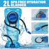Insulated Hydration Backpack with 2L BPA Free Bladder - Keeps Liquid Cool for Running, Hiking, Cycling, Camping