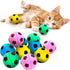 Meric CoCoo 1.5-Inch Soft Foam Cat Soccer Balls, Bouncy & Lightweight, Interactive Indoor Play Toys for Kittens & Cats,