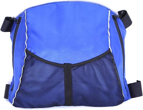 Portable Kayak Seat Back Storage Bag, 600D Oxford Waterproof Organizer with Adjustable Adhesive Straps and Mesh Pouch