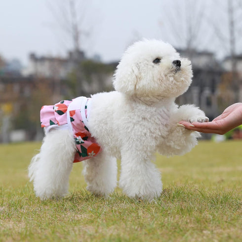 3 Pack Reusable Dog Diapers Female Washable Premium Highly Absorbent Doggie Diapers, Flexible Puppy Diapers, Durable