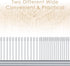 2 Pieces Macrame Comb Set - Stainless Steel Metal Combs for Dog Cat Grooming, Macrame Brush Supplies (Silver)