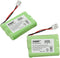 HQRP 2-Pack Battery Compatible with Tri-tronics 1038100, Replacement Remote Controlled Dog Training Collar Receiver