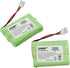 HQRP 2-Pack Battery Compatible with Tri-tronics 1038100, Replacement Remote Controlled Dog Training Collar Receiver