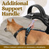 rabbitgoo Medium Dog Harness, No Pull Vest with 3 Buckles, Adjustable Soft Padded Harness with Easy Control Handle,