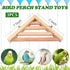 3 (7.1 7.1 Inch,Ladder) Wettarn Pcs Bird Perch Platform Bird Corner Parrot Perch Corner Wooden Stand Sector Playground