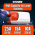 SEAFLO Heavy-Duty Float Switch - 12V, 24V, 32V, Mercury-Free with 25 Amp Capacity and 4-Year Warranty
