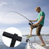 Kayaking Paddle Leash Tether, Stretchable Coiled Lanyard for Kayak, Paddle, Fishing Rod, Extends to 59 inches (Black)