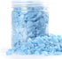 Glow in The Dark Gravel Stones, Decorative Rocks for Fish Tank, Aquarium Garden Planter, 280g/10oz (5-8mm, Blue)