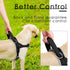 ADVENTUREMORE No Pull Dog Harness for Large Dogs - Reflective Breathable Vest with Easy Control Front Clip