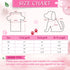 8 Pieces Pet Shirts Printed Puppy Soft Dog Shirt Pullover T Cute Sweatshirts Valentine's Day Girl Clothes Outfits Small for Dogs Cats (Vivid Pattern,Size S)
