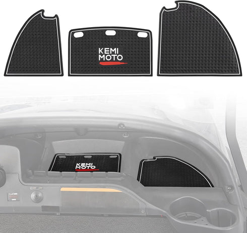KEMIMOTO Golf Cart Dash Mats for Club Car Precedent (2004-2023) and Onward & Tempo (2007-2023), Golf Cart Accessories