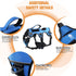 AUROTH Escape Proof Dog Harness for Large Dogs, No Pull with Lift Handle, Soft Padded Reflective Vest for Training