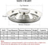 Stainless Steel Pet Bowl for Puppy and Cat, Dog Food and Water Feeding Bowl, 2PC, M Size