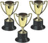 Small Plastic Gold Trophies Fun Express - Party and Event Supplies, Bulk Set of 24