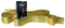THERABAND CLX Resistance Band with Loops, Fitness Band for Home Exercise, 5 Foot Band, Gold, Max, Level 8