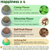 Potaroma 4 Pcs Catnip Ball Toys - 3 Silvervine Catnip Toys and 1 Edible Cat Energy Ball for All Breeds