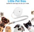 Retractable Dog Leash for Small Dogs Cats up to 11lbs, 6.5ft Anti-Pull Nylon Tape, White Round
