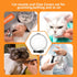 Cat Muzzle and Boots, Adjustable Helmet for Grooming, Breathable Hood Face Mask for Shaving Head Bubble Cover, Anti