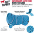 800 Tuff Pupper Fast Drying Dog Bath Robe | GSM Plush Dog Towel Bathrobe/Dressing Gown | Super Absorbent Pet/Puppy