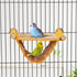 Wontee Hamster Plush Hammock - Bird Hanging Bed Nest for Small Pets, Yellow, S