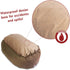 Majestic Pet 24 Inch Bagel Calming Dog Bed - Washable Cozy Soft Round Bed with Spine Support, Fluffy Donut Dog Bed,