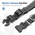 Reflective Martingale Dog Collar with Quick Release Buckle, Adjustable Soft Padded Nylon Collar for Small Medium Large