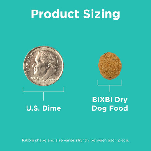 BIXBI Rawbble Dry Dog Food, Duck, 4 lbs, USA Made, Fresh Meat, No Meat Meal, No Corn, Soy or Wheat