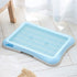 PENCK Dog Training Pads Pet Toilet for Puppies - Mesh Grid PP Pet Training Toilet with Tray & Shovel for Potty Trainer