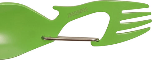 Kershaw Ration Multi Tool Spork, Stainless Steel Spoon, Fork, Carabiner, and Bottle Opener