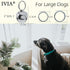 Large Dog Bells, Collar Loud Bells, Pet Tracker & Training, Handmade Metal(Silver)