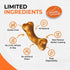 Canine Naturals IrresistiBONES Long Lasting Peanut Butter Chew - Made with Real Peanut Butter - All Natural and Easily Digestible - 3 Pack